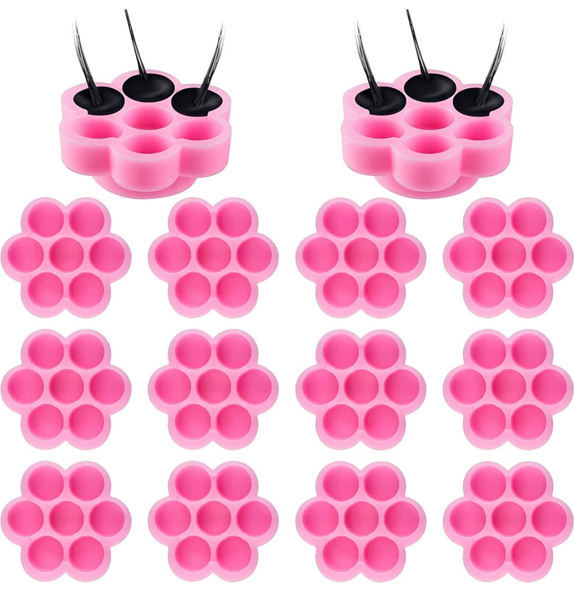 Eyelash glue cup for easy work