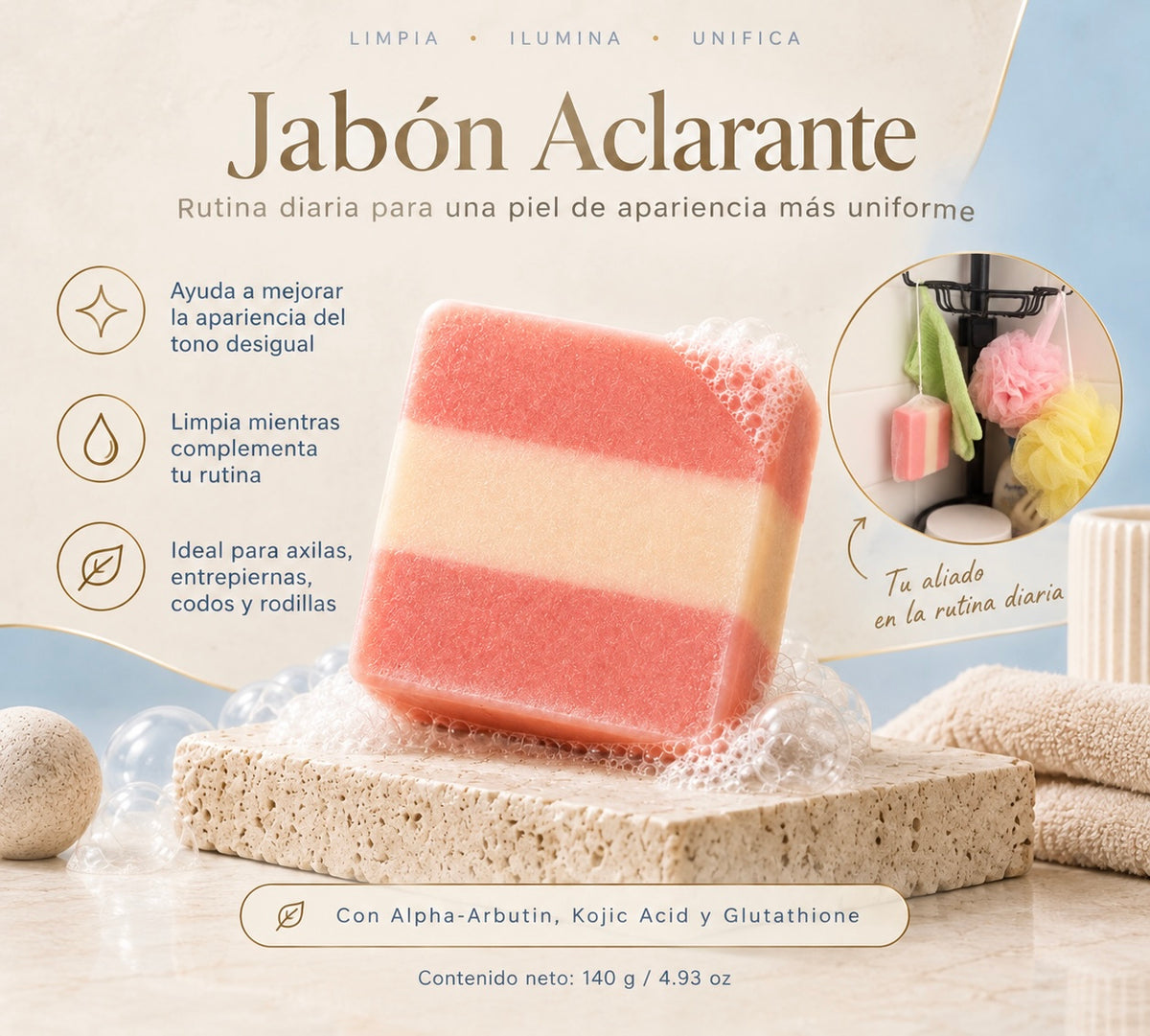 Jabón Aclarante